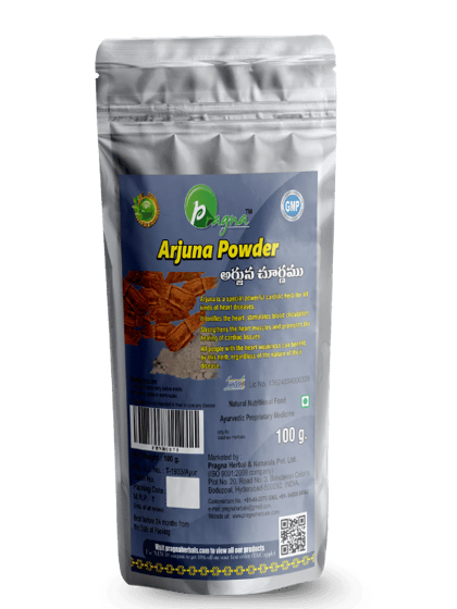 Pragna’s Arjuna Powder helps in the proper functioning of the heart by strengthening the heart muscles