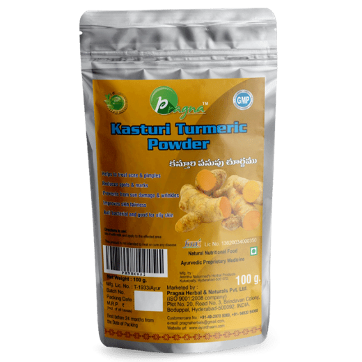 Pragna’s Kasthuri Turmeric powder is excellent for treating acne and renewing the skin. It eliminates dead skin cells, lowers pigmentation, and prevents wrinkles. - Image 3