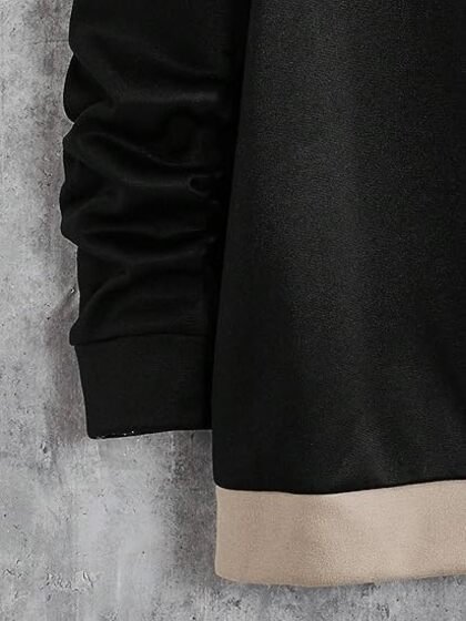 Tagas Men’s Colorblock Adventure Print Sweatshirt – Winterwear Round Neck Pullover | Casual Stylish Fleece Hoodie | Sizes S-XXL - Image 4