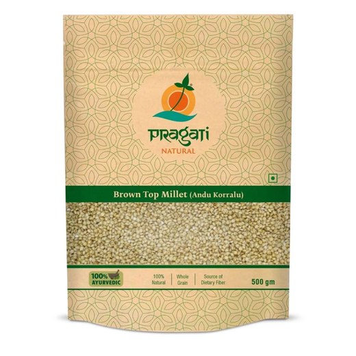 Pragati Natural Brown top millets (Andu korralu)  1 kg - Image 3