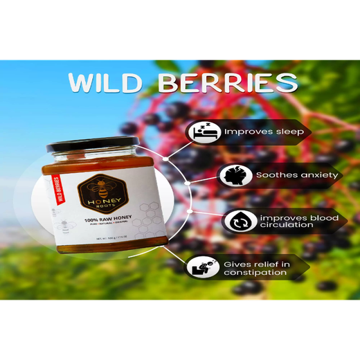 Wild berries Raw Honey 300g - Image 4