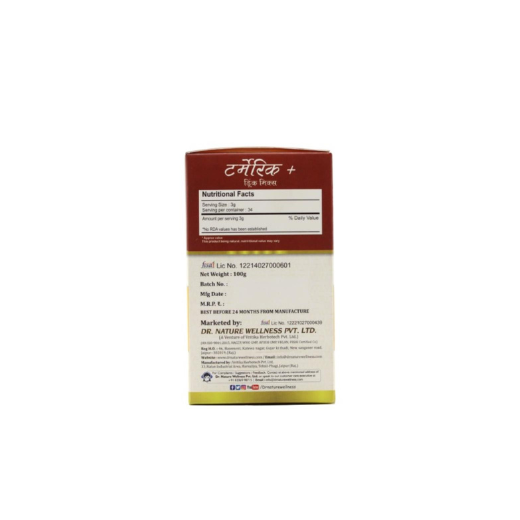 TURMERIC + DRINK MIX - 100GM - Image 3