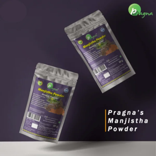 Pragna Manjistha Powder is 100% pure and natural. Manjistha also has the properties of Raktashodhak (blood purifier) and Pitta balance, which help in blood purification and liver function improvement. - Image 2