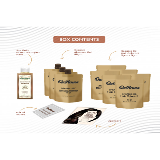 Organic Gel Hair Colour 7G Blonde - PPD & Ammonia Free Permanent Natural Hair Color (Pack of 2) - Image 2