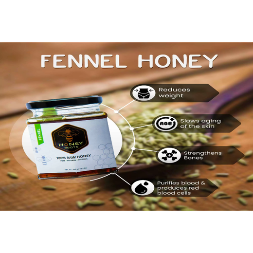 Fennel Raw Honey 300g - Image 4