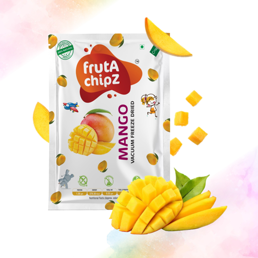 frutA chipZ Freeze Dried Fruit Mango 20 Gms/ Banana 30 Gms/ JackFruit 20 Gms | 100% Natural | Healthy Fruit Chips | Ready to Eat | Crunchy | - Image 3