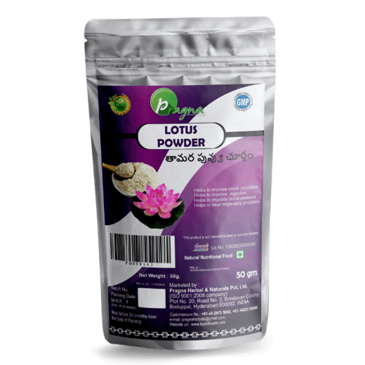 Pragna’s Lotus FLower Powder has a unique mixture of vitamins, minerals, and nutrients that are very beneficial for our body. - Image 3