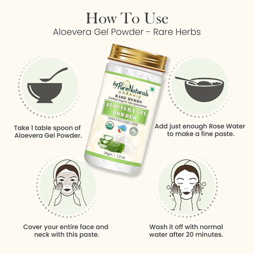 Natural Herbal Organic Aloevera Gel Powder - Image 3