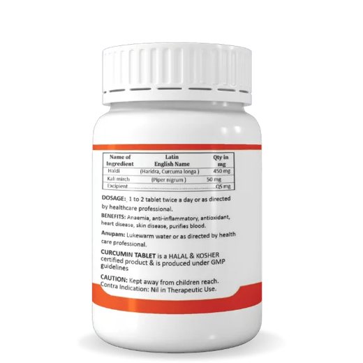 Pragna’s Curcumin tablets have a range of health advantages for the heart, brain, skin, and intestines, as well as helping to maintain a strong immune system. - Image 2