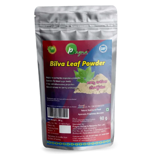 Pragna Leaf powder is 100% pure and natural.Diabetes. Bilva leaves are well-known for their ability to regulate blood sugar levels in the body. - Image 3