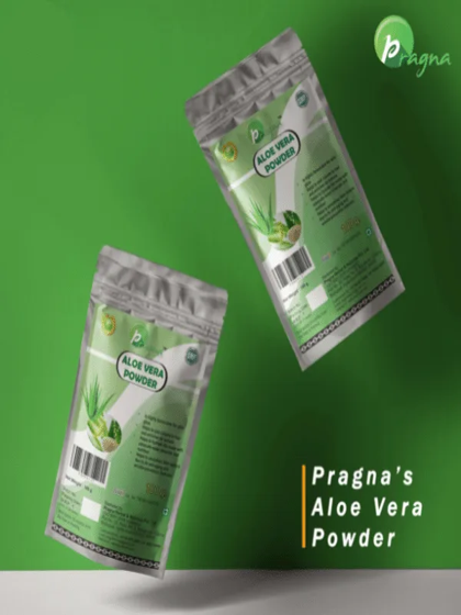 Pragna’s Alovera Powder is 100 % pure and natural, it is extensively used in beauty products, and for good reason. It has multiple antiviral and antibacterial properties. - Image 4