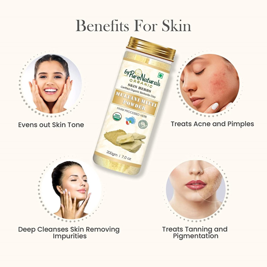 Natural Herbal Organic Multani Mitti Powder - Image 4