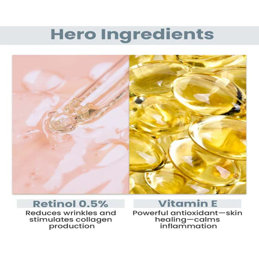 Earthraga HA + Retinol Night Cream with Niacinamide & Aquaxyl | 50 gm - Image 3