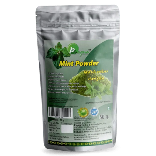 Pragna Mint Powder is 100% Pure and natual.It Helps To Improve Brain Power and Boosts your immune system. - Image 3