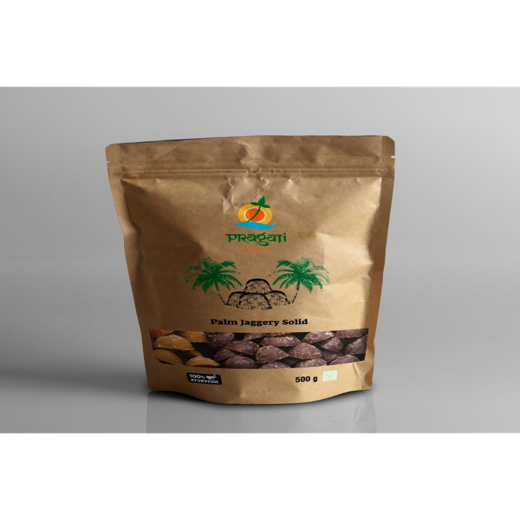 Pragati Natural Palm Jaggery Solid 500gm - Image 3