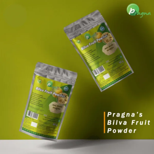 Pragna Bilva Fruit powder is 100% pure and natural. Bael is the best fruit for all digestive problems that have anti-bacterial, anti-fungal properties. - Image 2