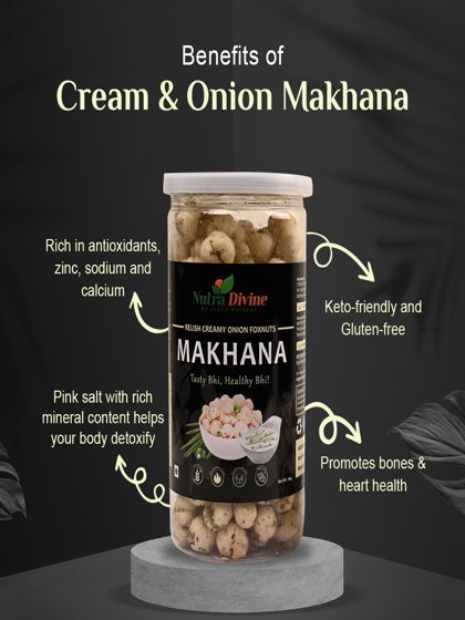 Relish Creamy Onion Foxnuts - 90G
