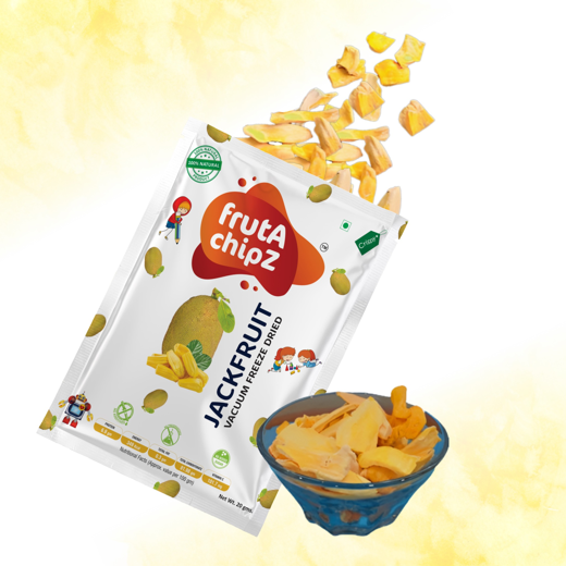 frutA chipZ Freeze Dried Fruit Mango 20 Gms/ Pineapple 20 Gms/ JackFruit 20 Gms | 100% Natural | Healthy Fruit Chips | Ready to Eat | Crunchy | - Image 3