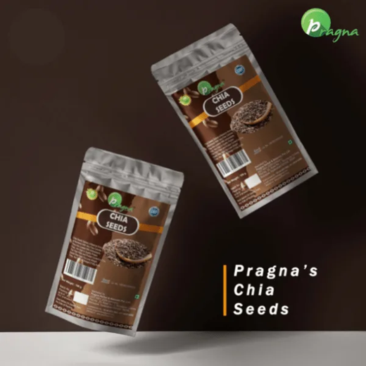Pragna’s Chia Seeds are packed with omega-3 fatty acids and various micronutrients. They are high in protein and fiber, both of which have been shown to aid weight loss. - Image 2