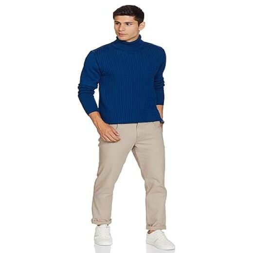 Amazon Brand - Symbol Men's Casual Acrylic High Neck Sweater - Image 3