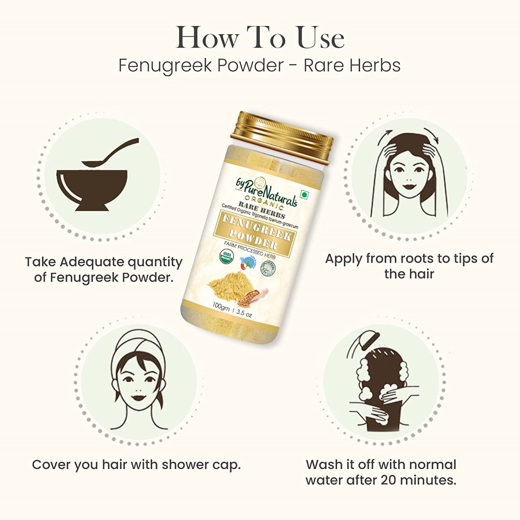 Natural Herbal Organic Fenugreek Powder - Image 3