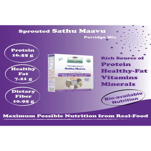 Sprouted Sathu Maavu Porridge Mix - Image 4