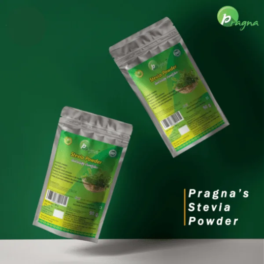Pragna Stevia Powder is 100% pure and natural. eneficial to diabetics. Stevia’s natural sweetening qualities can be changed by adding sugar. - Image 2