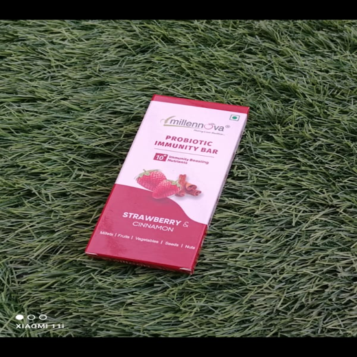 PROBIOTIC IMMUNITY BAR - variant is  strawberry &cinnamon Pack of 3 - Image 2