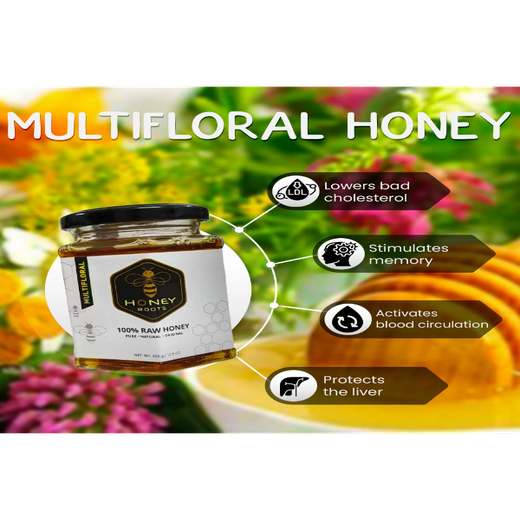 Multifloral  Raw Honey 300g - Image 2
