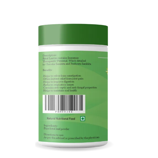 Pragna Betal Leaf powder is 100% pure and natural. Betal leaf is Anti-diabetic medication. Various anti-diabetic medications have long-term adverse effects on the liver and kidneys. - Image 3
