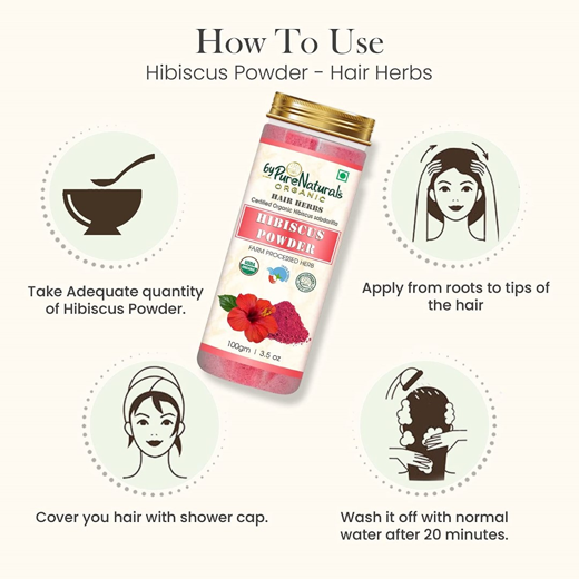 Organic Natural Herbal Hibiscus Flower Powder - Image 3