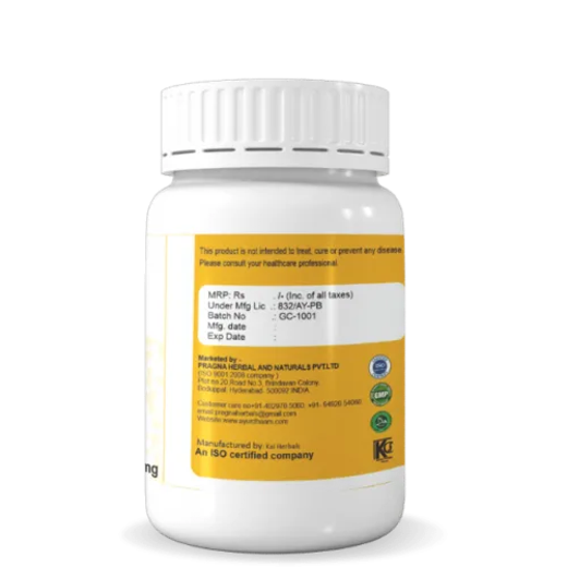Pragna’s Gokshura tablet is ideal for bodybuilding, combating diuretic issues, PCOS, skin ailments, prostate gland disorders, and heart problems. - Image 4