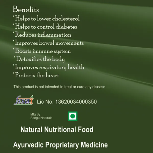 Pragna’s Alfalfa Grass Powder can help decrease cholesterol and may also help manage blood sugar levels and treat hormonal disorders. - Image 4