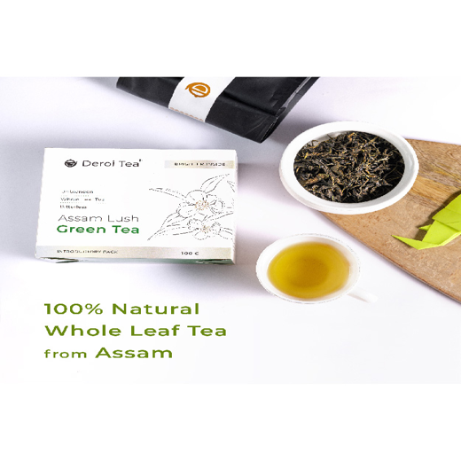 DEROI ASSAM LUSH GREEN TEA - Image 4