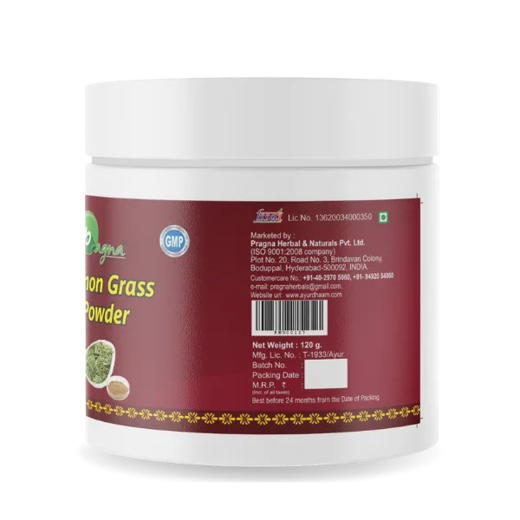 Pragna’s Lemon Grass Powder reduces elevated blood glucose levels in the blood and is beneficial in diabetes management. - Image 3