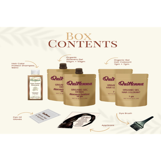 Derma Gel Hair color- 4G Golden Brown m - Image 3
