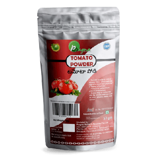 Pragna Tomato Powder is 100% pure and natural. Tomato powder is also high in dietary fibre, which is good for the digestive system and makes you feel full. - Image 3