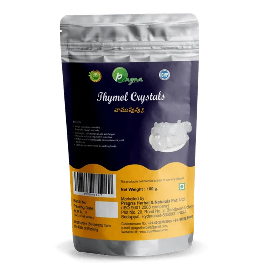 Pragna’s Thymol has various antibacterial, antifungal and antiseptic qualities. It is used in dusting powders for the treatment of ringworm infections. - Image 3