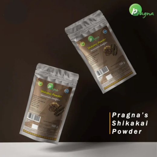 Pragna’s Shikakai Powder has a wide range of applications and advantages. It enhances the natural luster and smoothness of hair. - Image 4