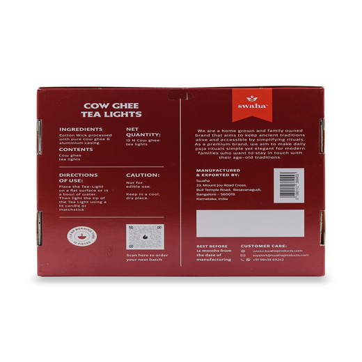 Cow Ghee Tea Lights - Image 2