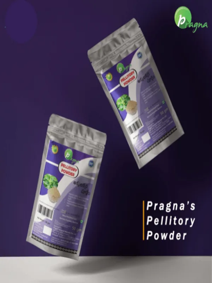 Pragna’s Akkalakarra powder possesses antioxidant and analgesic qualities that improve oral gland and dental health and aids in healthy nervous activity. - Image 2