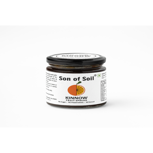 Kinnow Spread/Jam, No added Sugar and Preservatives, Orange Marmalade, Natural Real Fruit Spread for Healthy Snacking, No artificial Flavours and Colours Added - (Glass Jar) - Image 3