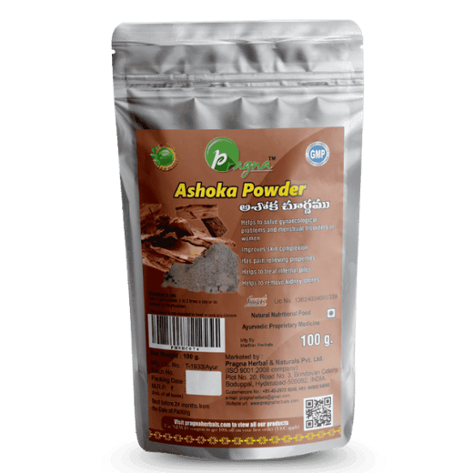 Pragna’s Ashoka Powder helps in managing problems related to menstruation (periods) like irregular periods, stomach pain, cramps, etc. - Image 3