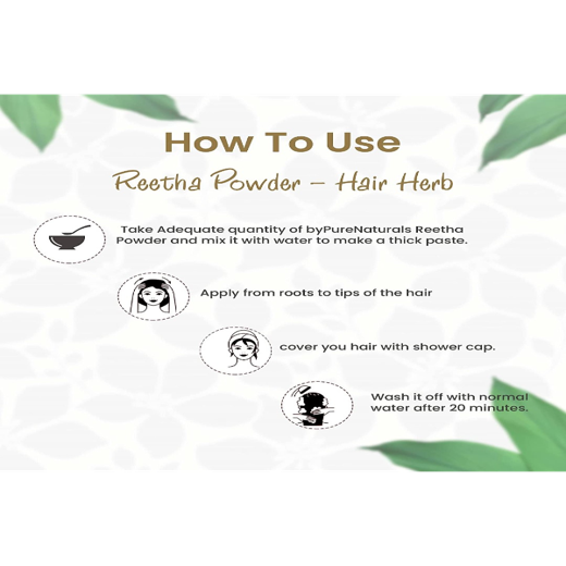 Natural Herbal Organic Reetha Powder - Image 3