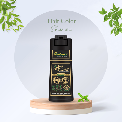 Hair Colour Shampoo- 1N Natural Black 200ml - Image 2