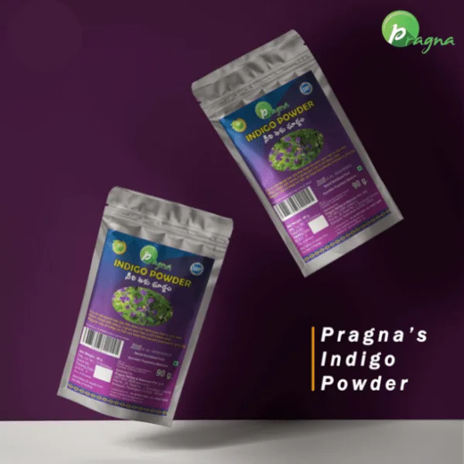 Pragna’s Indigo Powder is 100% pure and natural. It can help with hair growth and baldness treatment. - Image 2
