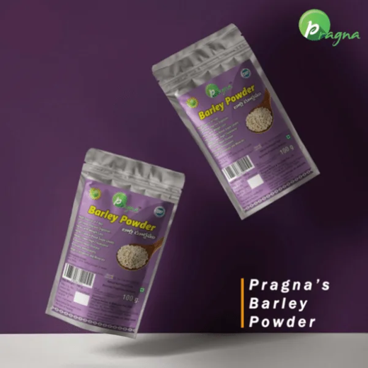 Pragna’s Barley Powder is 100% pure and natural. It helps in relieving joint pain due to its analgesic and anti-inflammatory properties. - Image 2