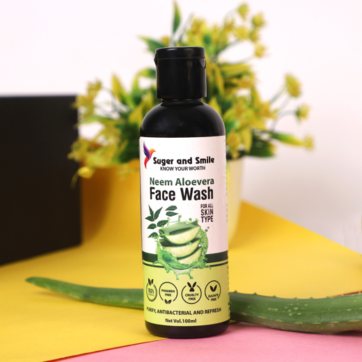 Aloevera neem facewash pack of 2(100 ml each) - Image 2