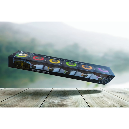 Assorted pack of  Raw Honey jars 5*45g each