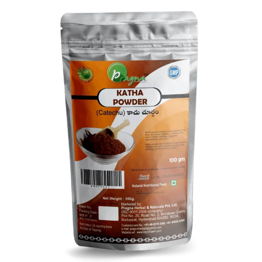 Pragna’s Katha Powder is a nutrient-rich natural and herbal hair product that nourishes the root and scalp, giving it the moisture it needs. - Image 3